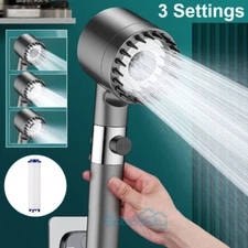 Multifunctional Massage Rain Shower Head with ON/OFF | 3-Speed | High Pressure