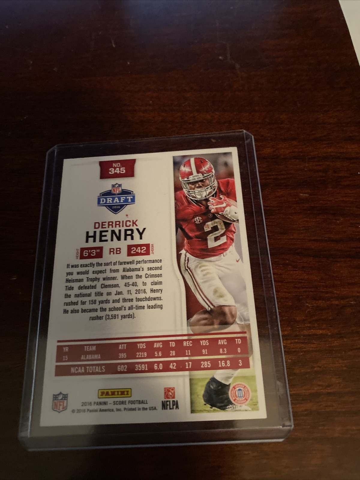 Derrick Henry Rookie Card No 345 | eBay