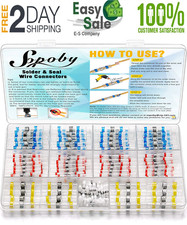 120PCS Solder Seal Wire Connectors, Heat Shrink, Conectores de soldadura