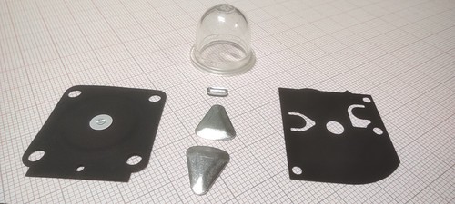 KIT MEMBRANE ZAMA RB-100 PER STIHL HS45 FS55 FS38 BG45 di Qualità - Foto 9 di 15