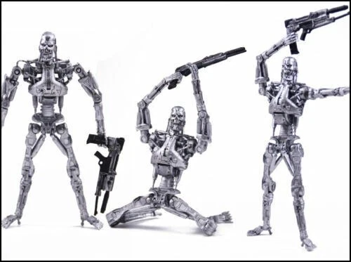 Terminator 2 T-800 Endoskeleton Judgment Day 7" Collection PVC Action Figure Toy - Picture 3 of 6