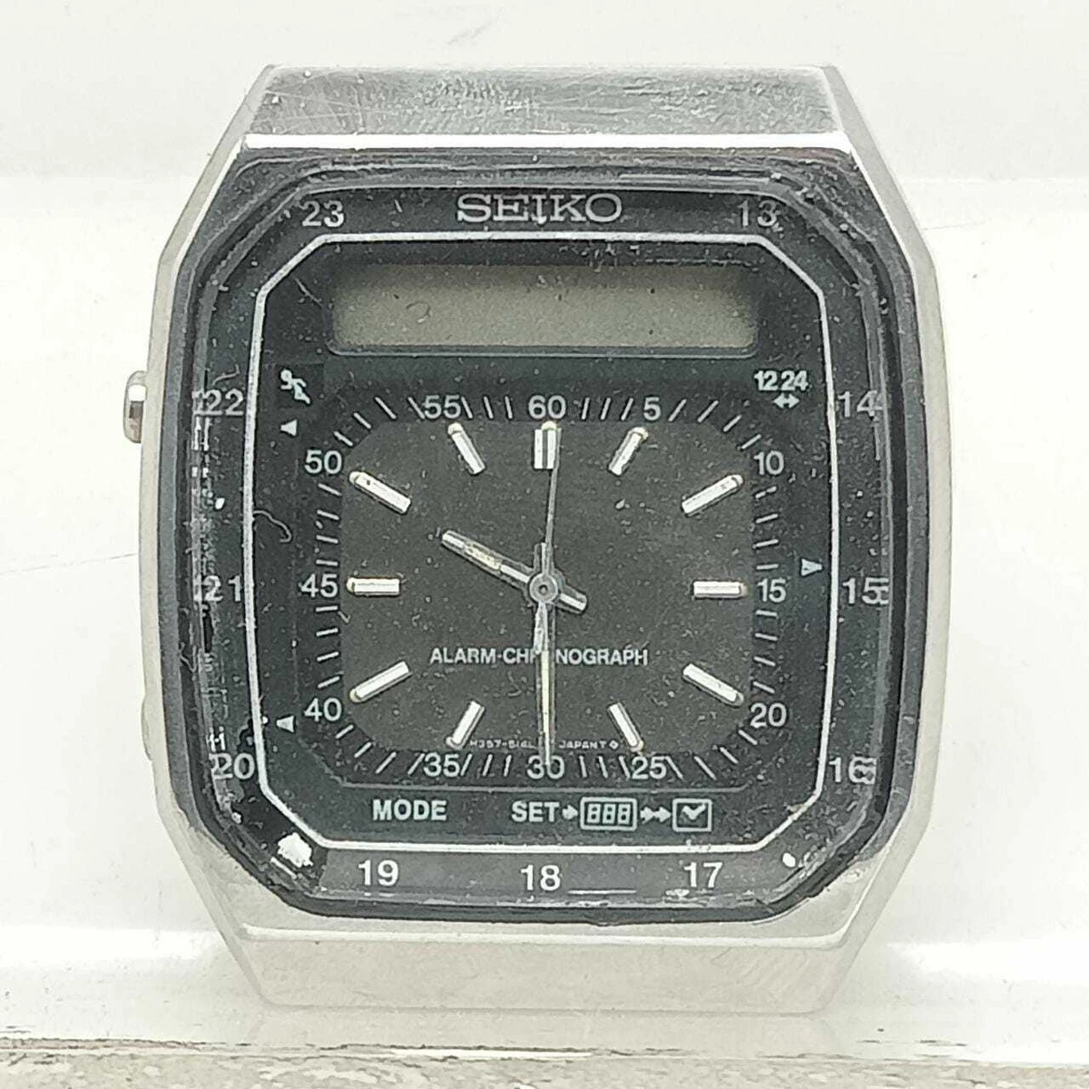 Seiko Quartz H357 5070 James Bond Ana Digi Vintage Men s Watch For Parts USM27AL