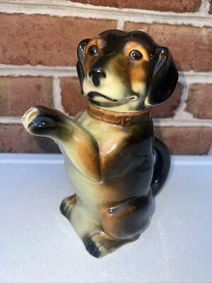 MCM ERPHILA Germany US Zone Begging Dachshund Dog Vintage