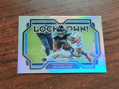 2021 Prizm Football Kevin Byard #19 Lockdown Insert Silver  