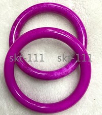 54-64mm Beautiful Bangle Rose Peach blossom jade Hand Carved Bracelet