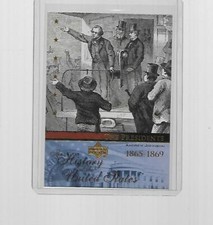 2004 UPPER DECK HISTORY OF U.S. THE PRESIDENTS ANDREW JOHNSON #TP17