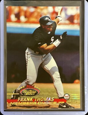 Frank Thomas - 1993 Topps Stadium Club - Members Choice #746