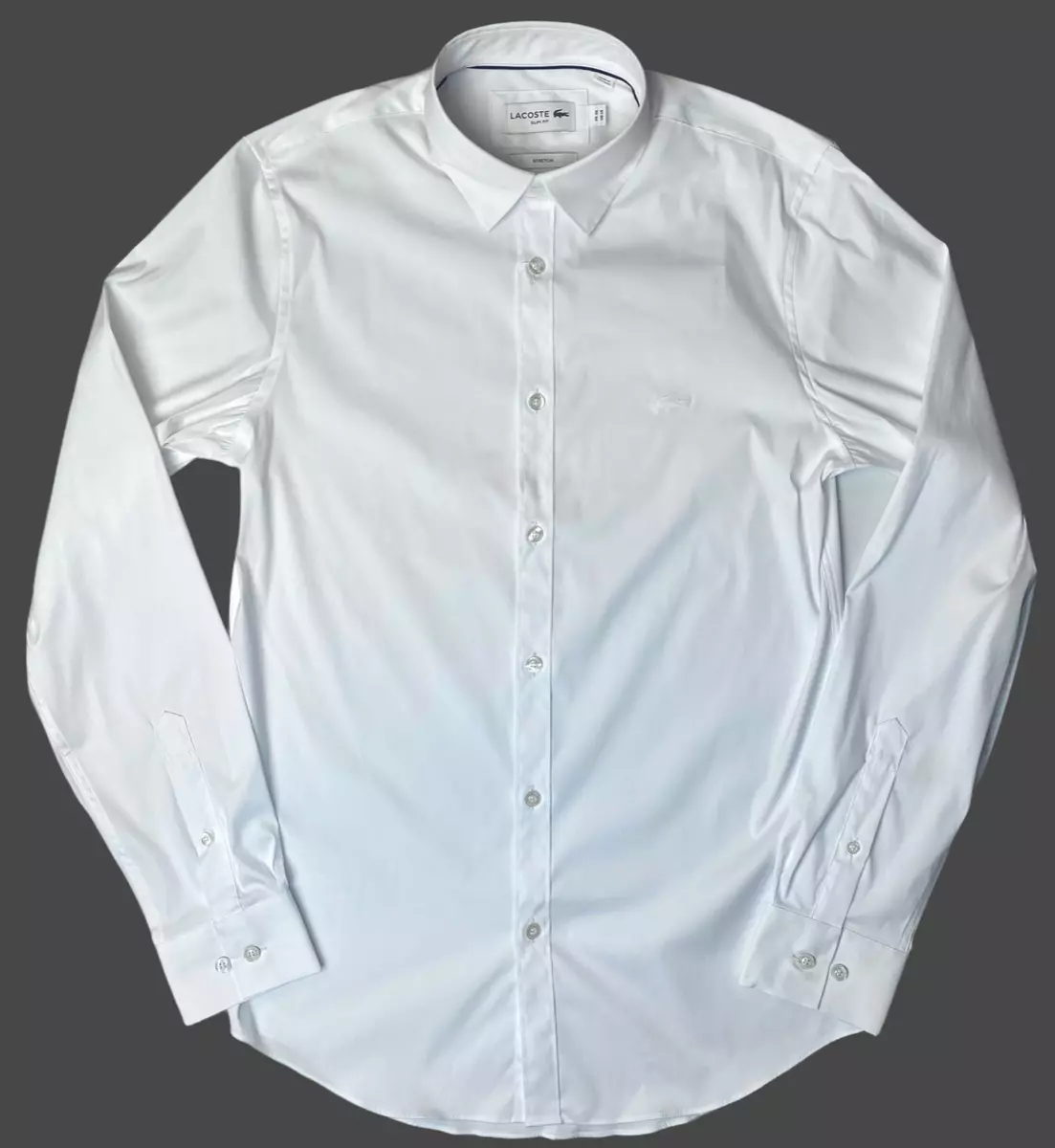 Lacoste slim fit stretch shirt cheap