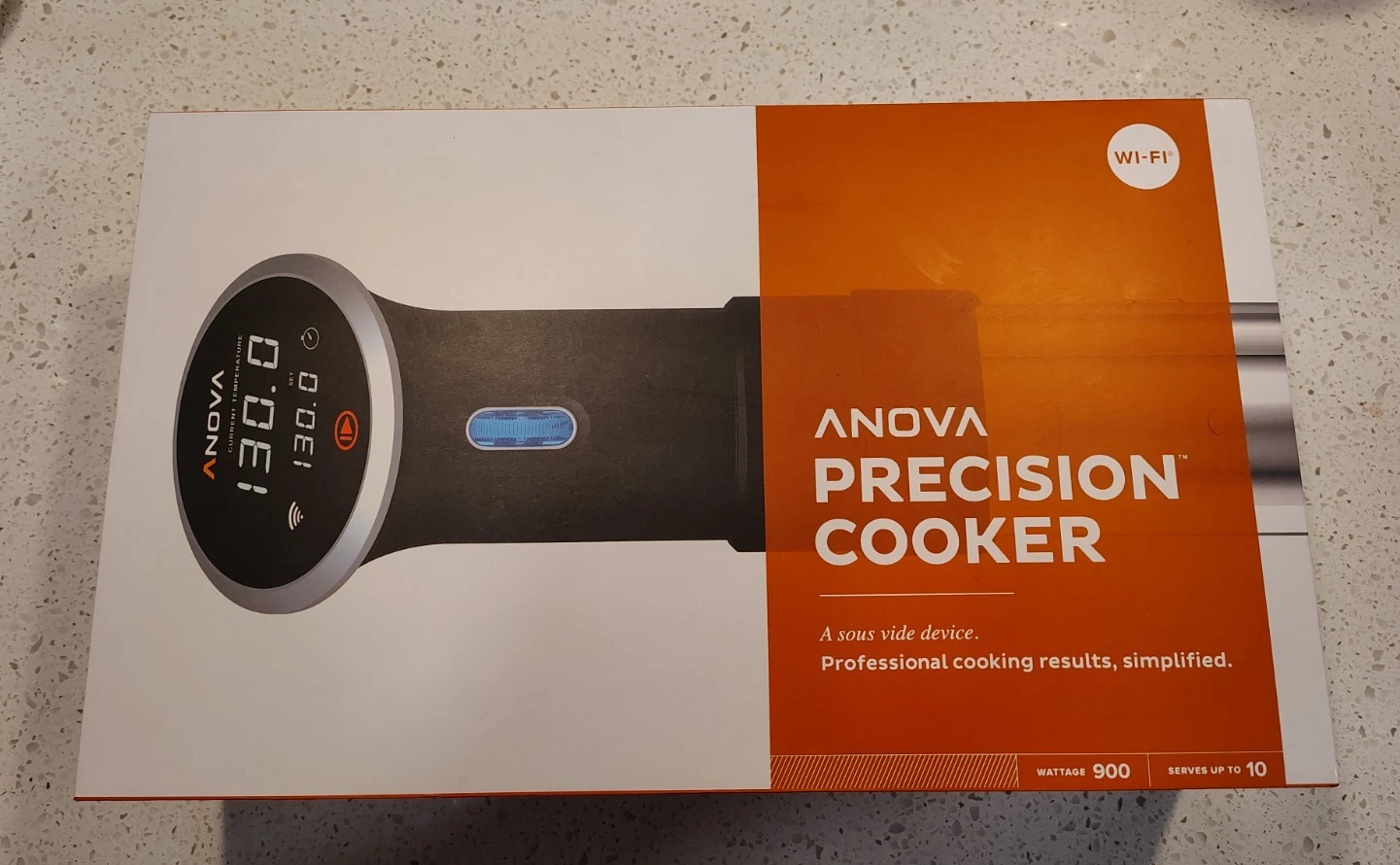 Anova Culinary Sous Vide Precision Cooker -WiFi -900W Lightly Used In Box TESTED
Opens in a new wind