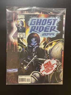 Ghost Rider 2099 #2 1994 Marvel Comics High Grade Factory Sealed with Poster 
