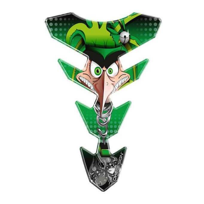 Puig Joker Graphic Tank Pad Stick Fit | Green