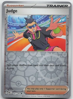 Judge - Uncommon Trainer - Supporter SV10: Destined Rivals 167/182 LP 2025 kanta