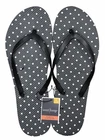 Women's West Loop Flip Flops Polka Dot Print Sandals Shoes Size L 9/10