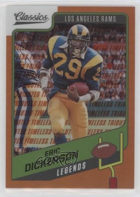 2021 Classics Premium Edition Orange Timeless Tributes 7/10 Eric Dickerson 1d0h