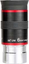Telescope Eyepiece, 6Mm Focal Length 68 Degree Ultra Wide Angle Lens