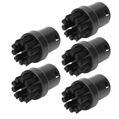 5 Piece Black Steam Engine Brush Kit for KARCHER SC1 SC2 SC3 SC4 SC5 Cleaners