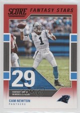 2017 Score Fantasy Stars Red Cam Newton #2 fm0