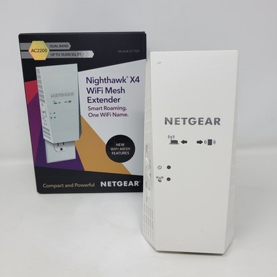 NETGEAR Nighthawk X4 AC2200 WiFi Mesh Extender EX7300v2 Dual Band Wall Plug