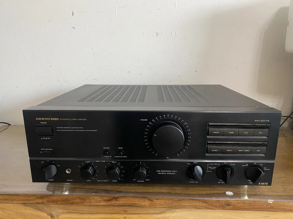 Onkyo Integra A-8670 Integrated Stereo Verstärker HiFi Amplifier