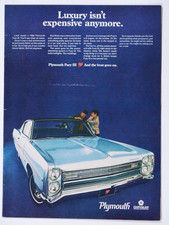 1968 Plymouth Fury Iii Luxury Isnt Expensive Anymore Vintage Original Print Ad