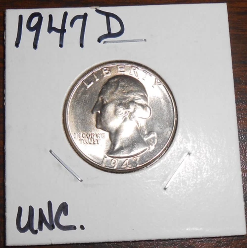 1947-D Washington Quarter — photo from another recent sale