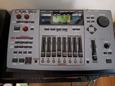 Boss BR-8 Digital Recording Studio With 3 Disk And New Power  Adaptor. 