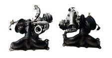 07-10 Bmw 135i 335i E82 E88 E90 N54 Twin Turbo Charger Set Manifold Assy Oem