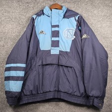 Apex One UNC Tar Heels Hooded Pullover Mens XL Navy Blue Vintage 90s Sportswear
