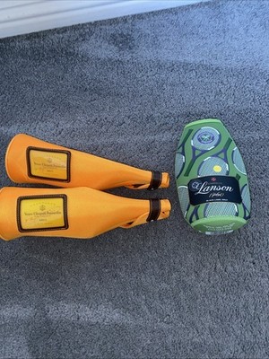 Lanson Champagner Flaschenbezug Wimbledon Tennis plus 2 weitere Flaschenbezüge