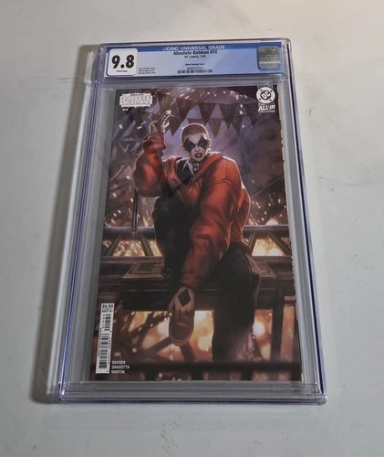 🔥 Absolute Batman #14 CGC 9.8 Graded Derrick Chew Variant Harley Quinn Cover 🔥