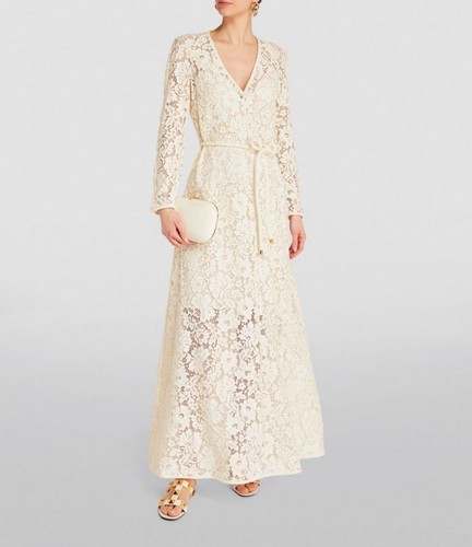 ZIMMERMANN Matchmaker Lace Sheath Dress in Cream • Size 1 / AU 10 / US 6 • BNWT