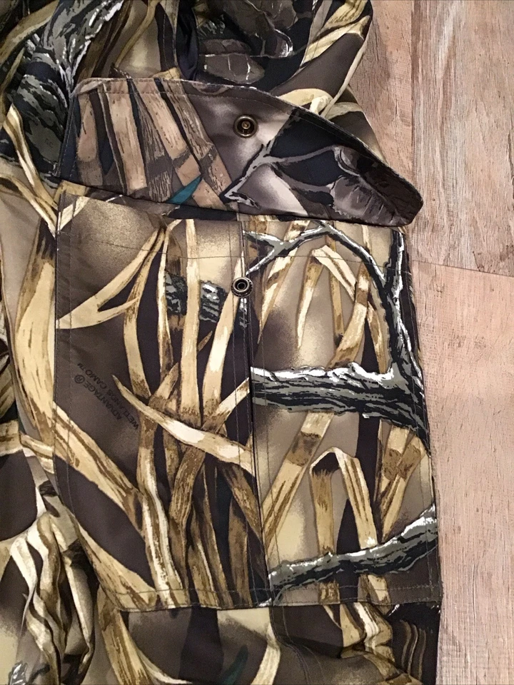 New Cabelas Pants Mens 4XL Reg Gore Tex Advantage Wetlands Camo Hunting Rain Wea - Image 4 of 4