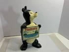 Rare 1950s Red Wing Pottery Hamm's Beer Bear Coin Bank 12.5” only one on eBay
