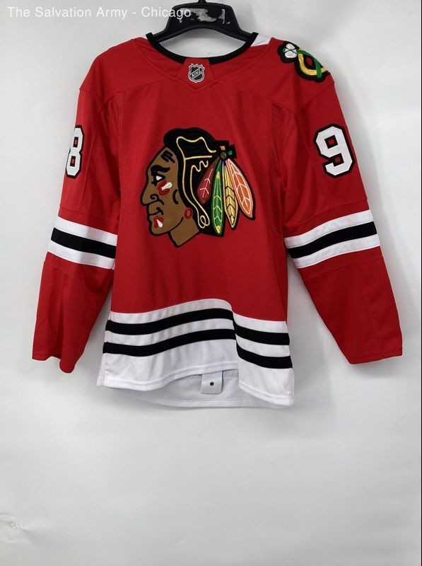Fanatics Mens Multicolor Chicago Blackhawks Connor Bedard #98 NHL Jersey Size 46