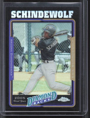 2005 Topps Chrome #UH156 Erik Schindewolf Black Refractor #/250