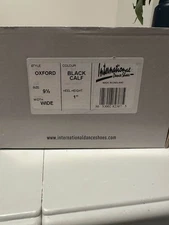 Mens size 9 1/2 (UK) Wide Ballroom Shoes - International Dance Shoes