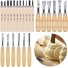 24-Piece Professional Wood Carving Knife Set with Various Chisel Sizes
