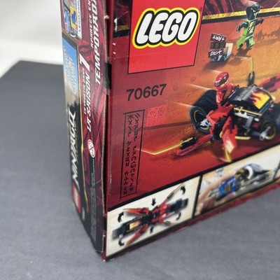LEGO NINJAGO: Kai's Blade Cycle & Zane's Snowmobile (70667) for