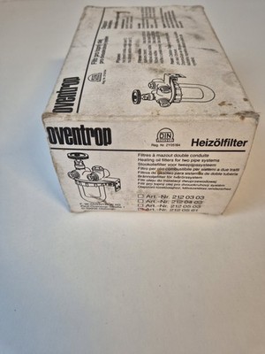 Oventrop 2120561 TOC-DOU Ölfilter Heizöl Heizölfilter Ölbrenner Schauglas