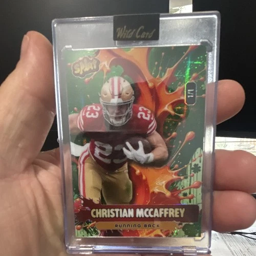 Wild Card 2023 Splat Christian McCaffrey 49ers Parallel SLSSSa1-CM