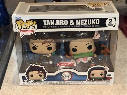 Funko Pop! Demon Slayer: Kimetsu no Yaiba - Tanjiro & Nezuko 2 Pack - Target Exc