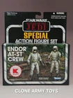 Star Wars Endor AT-ST Crew Vintage Collection VC Battle Driver Kmart Set 3.75
