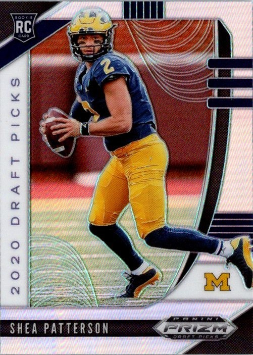 2020 Panini Prizm Draft Picks #138 Shea Patterson Prizm Silver Michigan Rookie