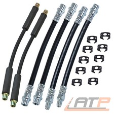 6x BREMSSCHLAUCH + 10x HALTEFEDER VORNE + HINTEN FÜR AUDI A4 B5 8D BJ 94-97