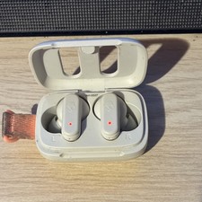 Skullcandy True Wireless Earbuds White Bluetooth In-Ear with Charging Case
