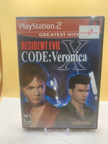 Resident Evil Code: Veronica X (Sony PlayStation 2, 2001)Cib See All Pic !!