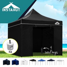 Instahut Gazebo Pop Up Marquee 3x3 Outdoor Wedding Tent Party Event Folding Set