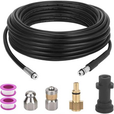 YUET 10M Pressure Washer Drain Cleaning Hose Kit Sewer Jetter Karcher K2-K7