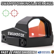 Swampfox Kingslayer RED / GREEN Circle Dot Sight 1x22 3MOA RMR Picatinny