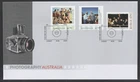 AUSTRALIA 2026 PHOTOGRAPHY Design set of 3 Stamps V F Used on FDC - in stock now